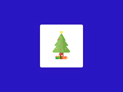 METRO app preloader - christmas tree animation christmas loader metro market prelaoder spinner tree