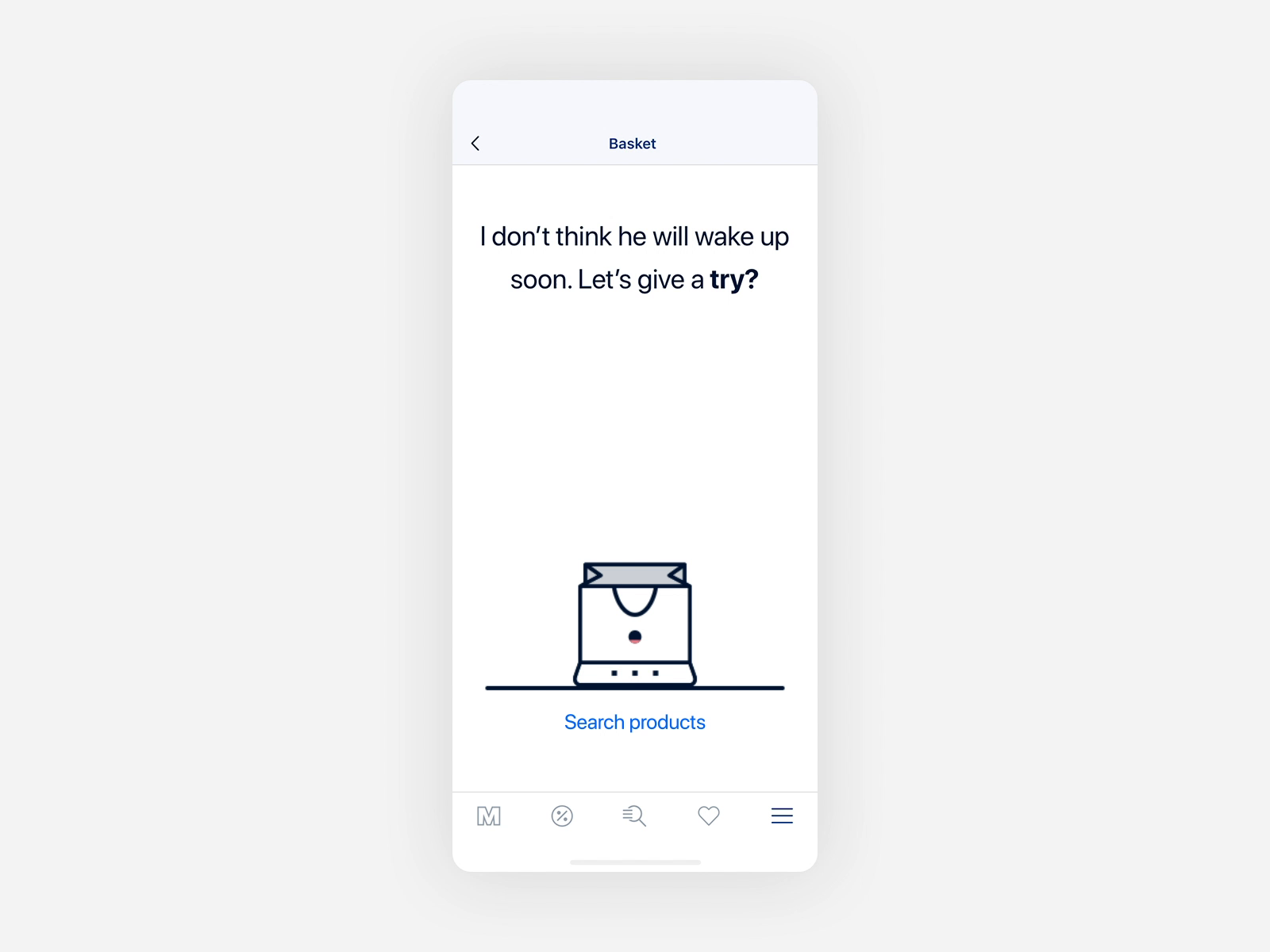 Empty state shopping cart by Özgür Ablak on Dribbble