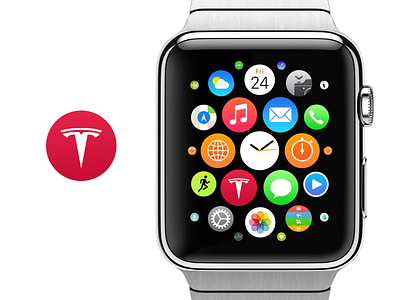 Tesla Concept: Apple watch icon