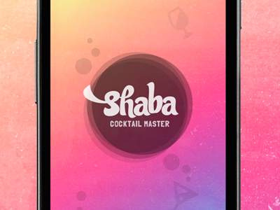 Shaba Splash Screen android cocktail logo mobile splash