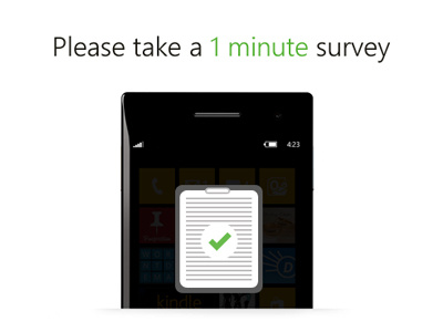 Survey Screen help improve survey