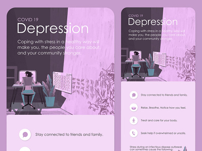 Covid Depression covid covid 19 covid 19 covid19 infographic information web