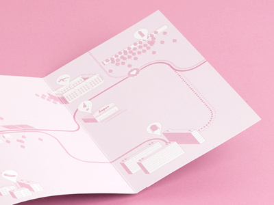 "Le Petit Paris" urbanism design book rose pink plans maps isometrie isometry isometric paris urbanisme urbanism
