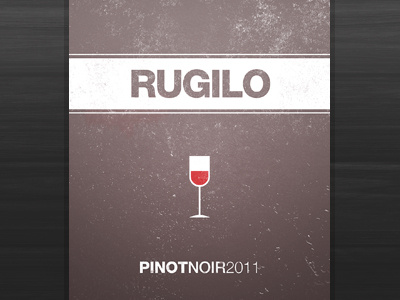 Rugilo pinot noir red rugilo wine wine label