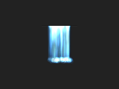 Animated Canvas Waterfall