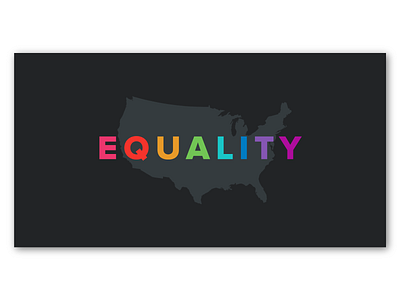 Equality design flat icon minimal typography vector