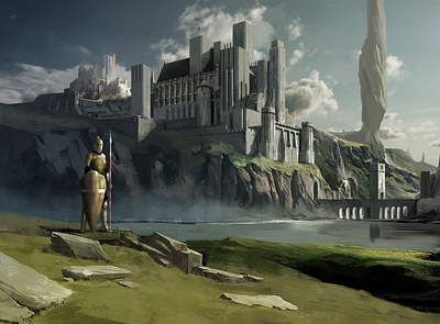 TERRAE CITIES2 cities conceptart gameart illustration lordoftherings medieval