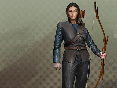Archer archer characterdesign conceptart game illustration medieval medievalgame warrior