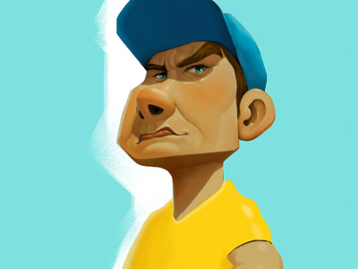 Del barrio character design concept illustration