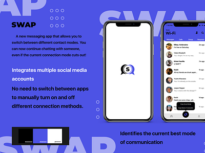 SWAP design graphic design mobile app mobile network ui