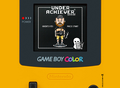 "Underachiever" - Track Artwork branding character design graphic design illustration photoshop pixel art
