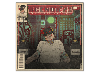 "AGENDA 21" - Single Artwork adobe illustrator adobe photoshop band art digital art graphic design illustration track artwork wacom tablet