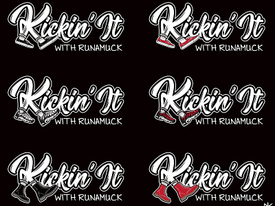 Kickin' It Podcast - Logo Designs graphic design