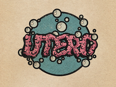 "UTERO" band logo adobe illustrator band logo graphic design