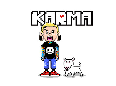 KARMA - Undertale Parody Merch Design adobe illustrator character design design game art graphic design illustration photoshop pixelart