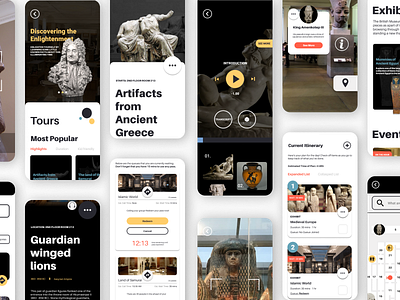 Re-designing the British Museum's mobile App design mobile app mobile app design museum ui ux