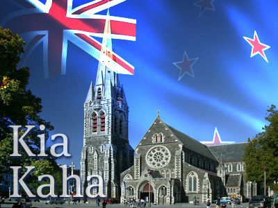 Kia Kaha cathedral christchurch earthquake eqnz ff meta serif new zealand