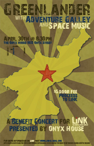 LiNK Benefit Concert - Final 28 days later grunge poster