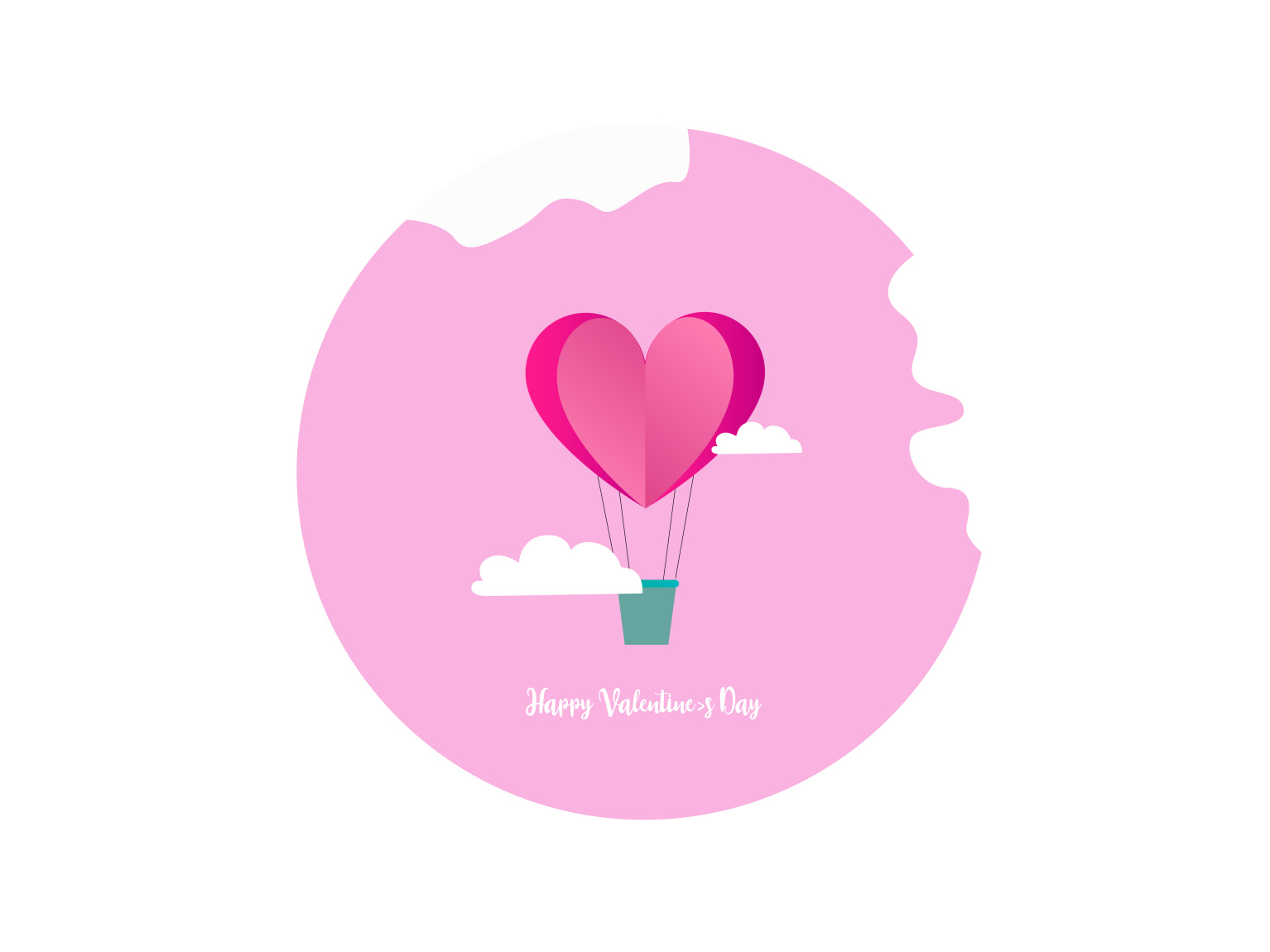 valentine s day card design by Nano Raden on Dribbble