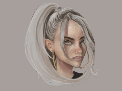 Billie Eilish Digital Illustration