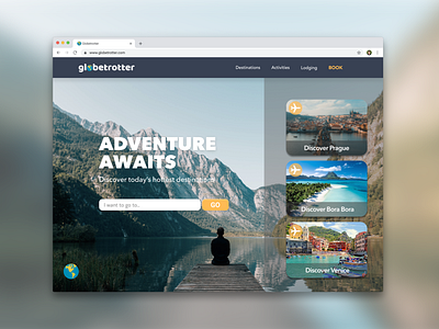 Travel Page UI #003