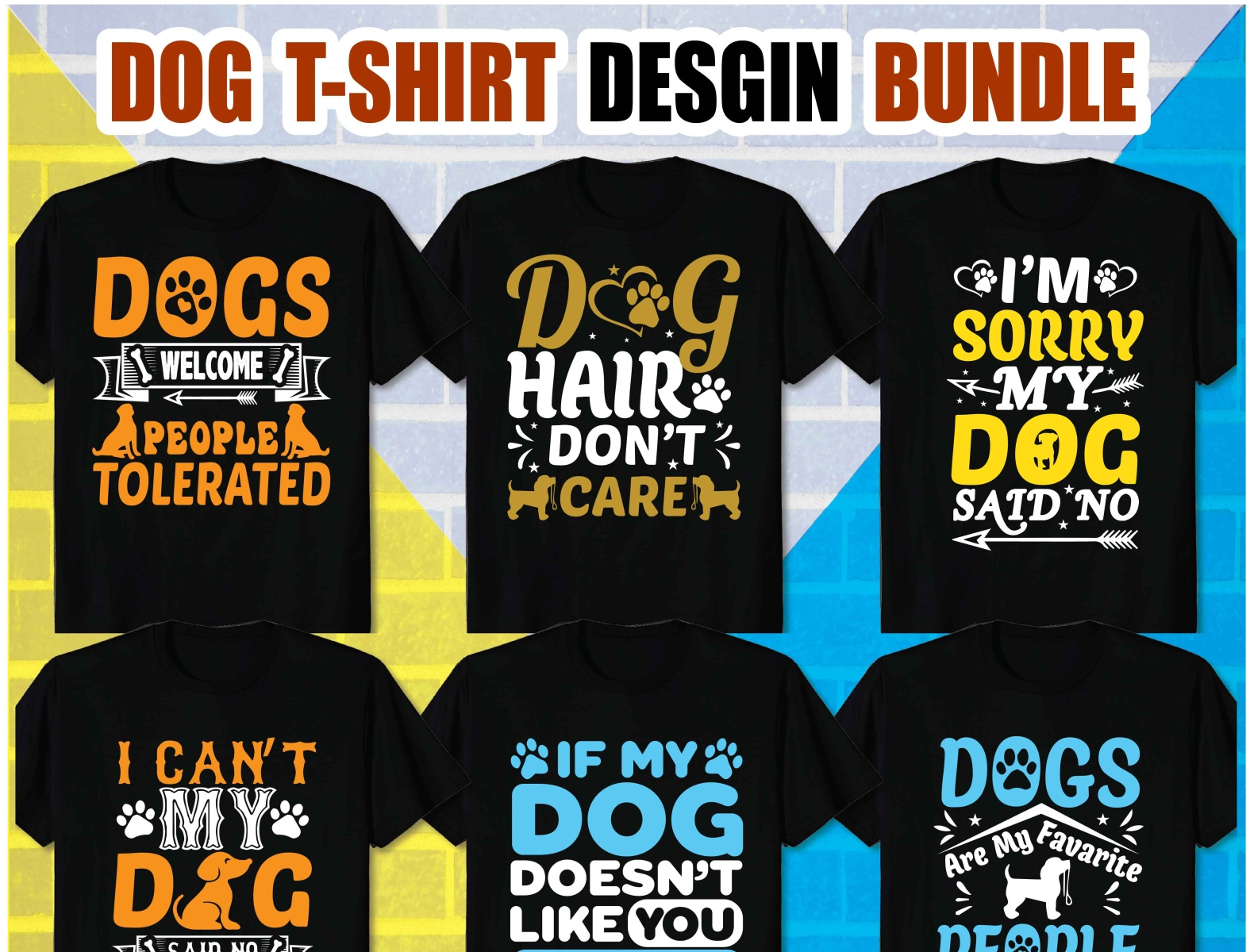 BEST DOG T SHIRT DESIGN BUNDLE by Mst. Fency Ara on Dribbble