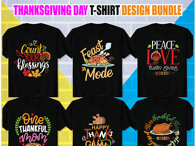 BEST THANKSGIVING DAY T SHIRT DESIGN BUNDLE