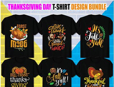 BEST THANKSGIVING DAY T SHIRT DESIGN BUNDLE thanksgiving family t shirt