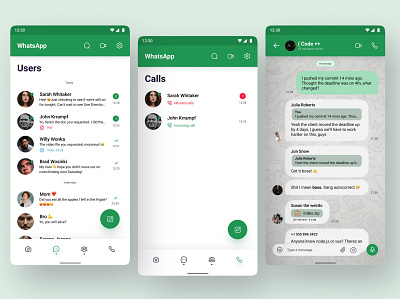 WhatsApp Redesign Dribbble app design figma ui ui design ui designer ui uix ui ux uiux ux ux design web design xd