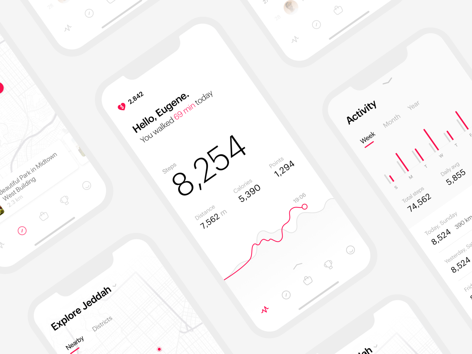 steps-tracking-app-by-eugene-olefir-for-fireart-studio-on-dribbble