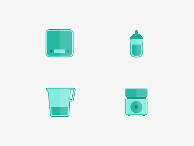 Terraillon Icons baby bottle design flat icon illustration kitchen machine vector water weighing weight
