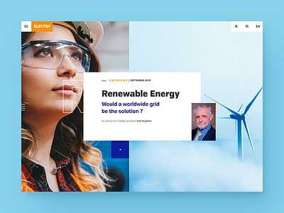 UI test for an online journal design electra energy journal power system ui