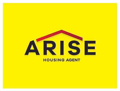 ARISE HOUSING AGENT design logo