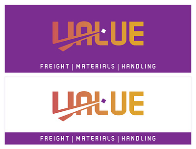 value logistics design logo