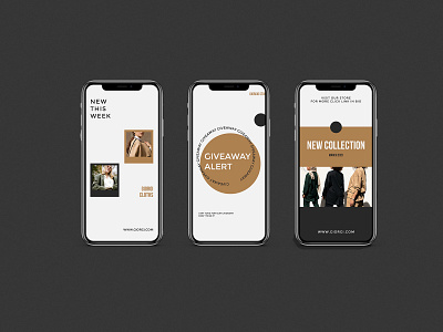 ELMA Instagram Story Template clothing design fashion instagram instagram story layout layout design product promo sale story template template design templates