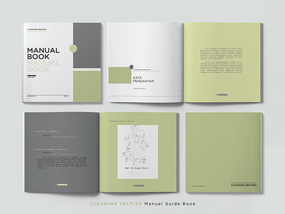 CLEANING SELFISH Manual Guide Book book book cover book layout book layout design book template books design guide guidebook layout layout design layout exploration layoutdesign layouts template template design templates