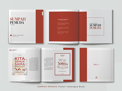 SUMPAH PEMUDA Poster Calatogue Book book book cover book cover design book layout book template catalog catalog design catalogue catalogue book catalogue design design layout layout design layout exploration layoutdesign layouts template template design templates