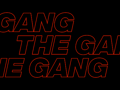 The Gang: Branding by Erdem Tonyalı for creathive on Dribbble