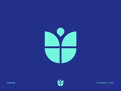 İstanbul Çevre Düzeni Planı branding grid icon identity illustration location logo tulip