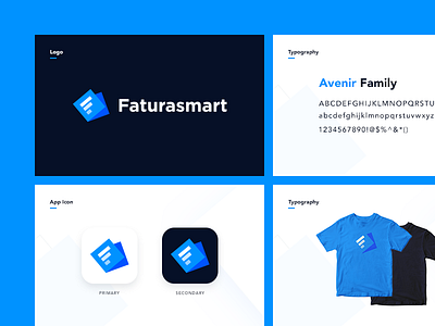 Faturasmart Branding app bill branding design f icon identity illustration lettering logo logotype type