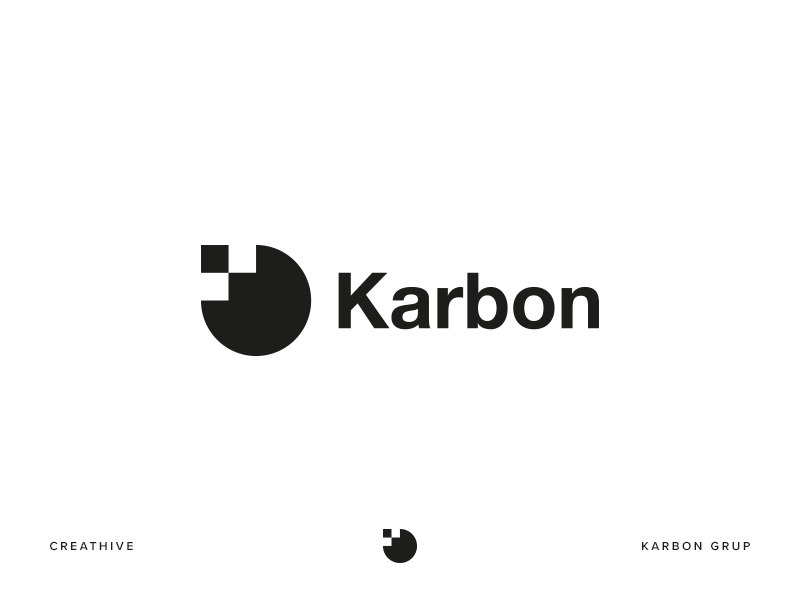 Karbon Grup monogram group karbon branding design identity illustration logo logotype