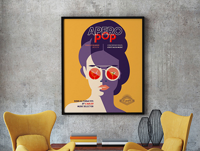 AperoPOP Poster illustration illustration design poster art poster design posters print print design vector