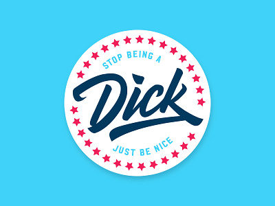 Dick Button america button button frog election political politics president sticker mule usa