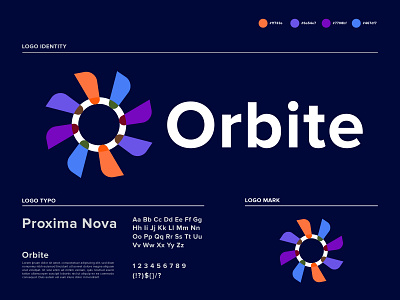 Modern Colorful Orbite Logo Design