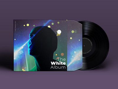 The White Album design illustration logo music music album neelbhavsar neelbhavsar typography vector