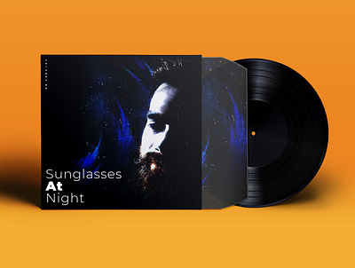 Sunglasses At Night animation design illustration illustrator logo minimal music music album neelbhavsar vector