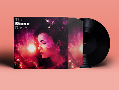 The Stone Roses animation design illustration logo minimal music music album neelbhavsar typography vector
