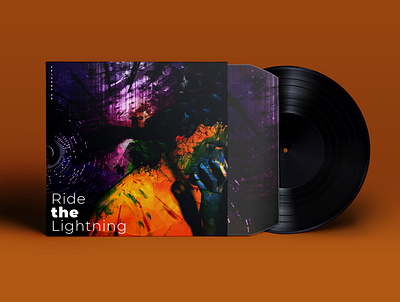 Ride the Lightning art branding design illustration illustrator music music album neelbhavsar typography vector