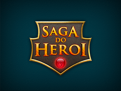 Saga do Heroi Logo board board game dice game hero heroi rpg rpg logo saga saga do heroi