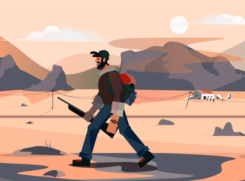 zombie apocalypse / Last of Us by kzntsvaaaaaaa on Dribbble